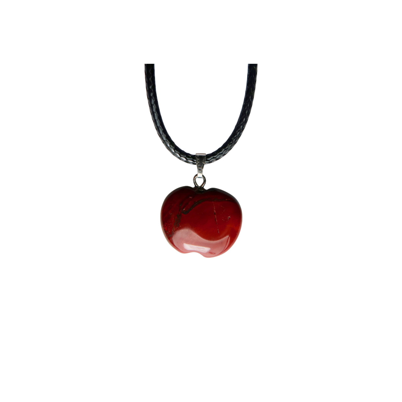 Red Jasper Apple Necklace