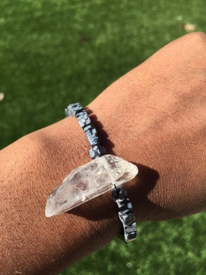 Ground and Clear Bracelet