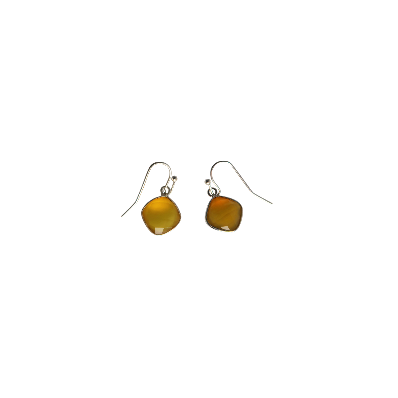 Yellow Chalcedony Earrings